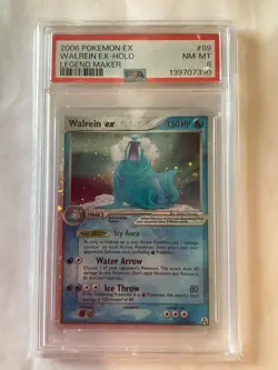 2006 POKEMON EX LEGEND MAKER #89 WALREIN EX-HOLO PSA 8 - Image 1
