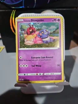 Galarian Slowpoke SWSH126 Small Swirl Pokemon Black Star Promo - Image 1