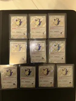 Pokemon TCG Snorlax 202/091 Shiny Holo Rare Paldean Fates - Image 2