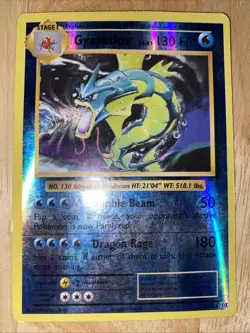 Pokemon TCG Gyarados XY Evolutions 34/108 Reverse Holo Holo Rare Damaged - Image 1