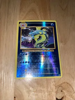Pokemon TCG Gyarados XY Evolutions 34/108 Reverse Holo Holo Rare Damaged - Image 2