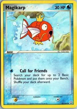 MAGIKARP 65/109 COMMON TEAM ROCKET RETURNS POKEMON NM - Image 1