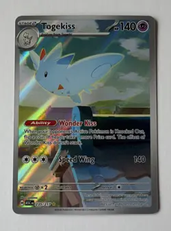 Pokemon Togekiss Stage 2 Ability Rare Holo ASC 235/217 2026 satoma - Image 1
