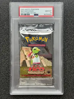 Pokemon Neo Entdeckung Discovery Booster 1. Edition Deutsch PSA 10 Xatu - Image 1