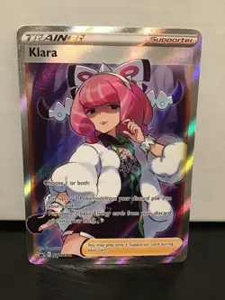 Klara Full Art SWSH302 Holo Pokemon Black Star Promo - Image 1
