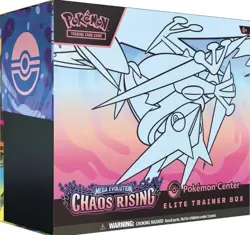 Pokemon Center Chaos Rising Elite Trainer Box ETB CONFIRMED PREORDER SHIPS MAY - Image 1