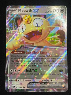 Pokemon Meowth ex Double Rare ME03: Perfect Order 062/088 NM - Image 1