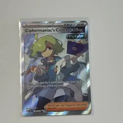 Pokemon Ciphermaniac's Codebreaking 349/162 SV05 Ultra Rare Holo Trainer - Image 1