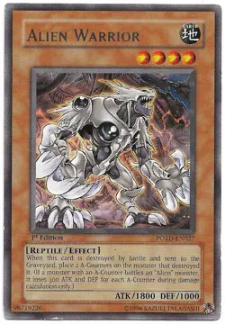 Alien Warrior [1st Edition] POTD-EN027 YuGiOh Power of the Duelist - Image 1