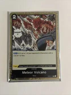 Meteor Volcano - OP02-119 - R - Foil New Paramount War OP-02 One Piece - Image 1