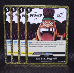 One Piece My Era Begins OP09-096 R Emperors in the New World English X4 Playset - Image 1