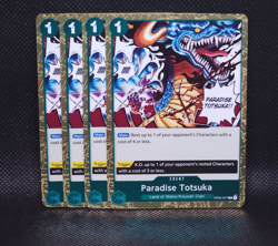One Piece TCG OP02-047 Paradise Totsuka NM Character 4x playset Paramount War - Image 1