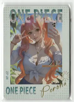 PERONA ZP ZP-04 I'm Determined One Piece Anime Collectible Card - Image 1