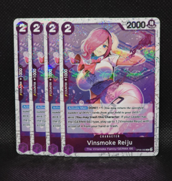 OP06-068 Vinsmoke Reiju Jolly Roger Foil PRB-01 x4 Playset One Piece Card Game - Image 1