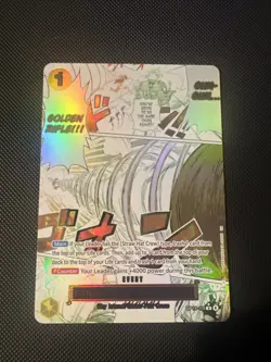 Gum-Gum Golden Rifle R-P OP15-116 Adventure on KAMI’s Island ONE PIECE Card NM - Image 1