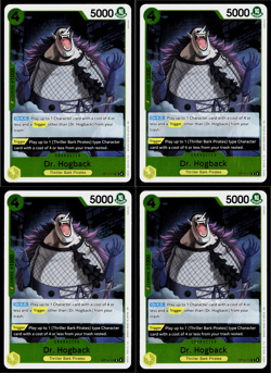 Dr. Hogback Playset - OP14-110 x4 - The Azure Sea's Seven - One Piece TCG - Image 1