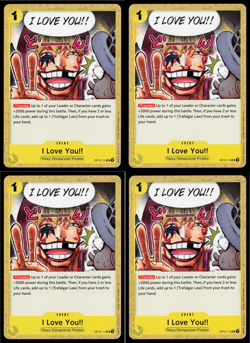 I Love You!! Playset - OP12-115 x4 - Legacy of the Master - One Piece TCG - Image 1