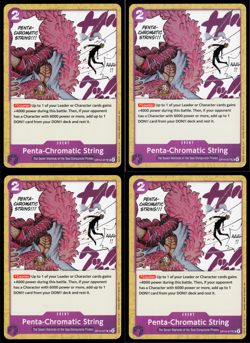 Penta-Chromatic String OP14-077 Playset The Azure Sea's Seven One Piece TCG - Image 1