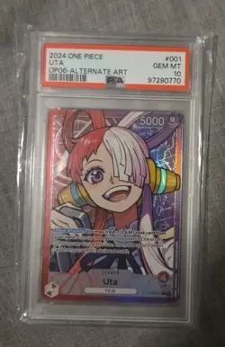 Uta (Alternate Art) OP06-001 Wings of the Captain Foil - Image 1