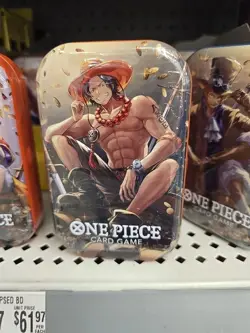 One Piece Tin Pack Set Vol. 2 Ace - Bandai TCG Volume Two - FAST SHIPPING - Image 1