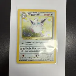 Pokemon TCG Wigglytuff 19/130 Base Set 2 Holo Rare Vintage WOTC. NM - Image 1
