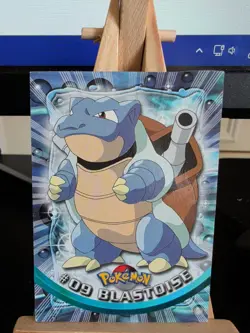 Blastoise #9 Topps 1999 Pokemon Trading Card Game - LP - Blue Logo - Non Holo - Image 1