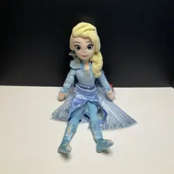 NWT Ty Sparkle Disney Frozen Elsa Plush Doll 15” Stuffed Toy Plush Frozen - Image 1
