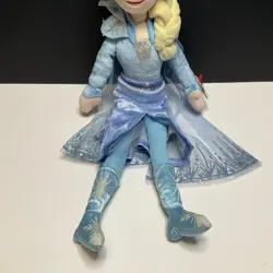 NWT Ty Sparkle Disney Frozen Elsa Plush Doll 15” Stuffed Toy Plush Frozen - Image 3