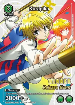 Kurapika Release Event Winner Foil - UEPR /HTR-1-072 NM - Union Arena - Image 1