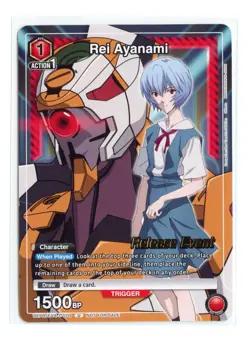 Rei Ayanami (Release Event) Normal Evangelion Union Arena Card EVA-1-070 NM - Image 1