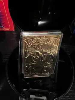 LOT OF 3 BK 1999 POKEMON 23K GOLD PLATED CARDS W COA -CHARIZARD/ POLIWHIRL/JPUFF - Image 5