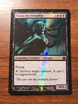 MTG Card: Visara the Dreadful - From the Vault: Legends - Foil - Mythic - Image 1