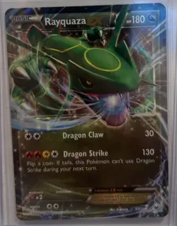 Rayquaza EX 60/108 Roaring Skies Ultra Rare Holo 180 HP Pokemon Card - Image 1