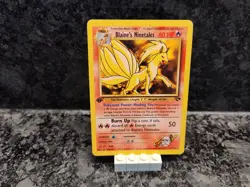 Pokemon Gym Challenge 21/132 Blaine's Ninetales Trading Card 1st Edition - Image 1
