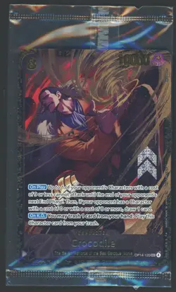 2026 One Piece Regional Championship OP14-120 Crocodile Prize Card Sealed - Image 1