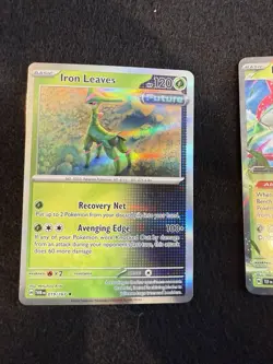 Pokemon TCG Iron Leaves EX 203/162 Temporal Forces Special Illustration Card - Image 4