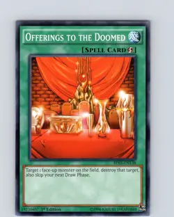 Yu-Gi-Oh TCG Offerings To The Doomed BP03-EN138 1st Edition Common Card NM - Image 1
