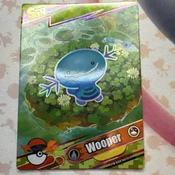Pokemon SSR Wooper Master Ball Holo Card Lot Standard Collectible - Image 1