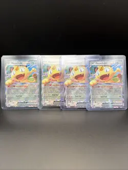 Meowth ex 062/088 - 2026 Perfect Order Double Rare Holo - Pokemon Card NM x4 - Image 1