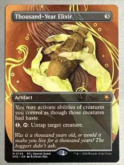 MTG / Thousand-Year Elixir / SPG / #148 / Regular (Borderless) / Mythic / NM - Image 1