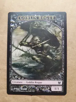 MTG Goblin Rogue Token NM Modern Masters Magic Black English 6/16 BULK DISCOUNT - Image 1