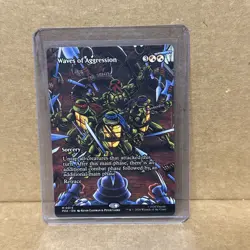 Waves of Aggression (Borderless) TMNT Source Material Regular - Image 1