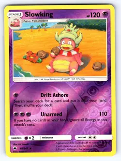 Slowking 48/147 Rare Burning Shadows Pokemon Reverse Holo Lightly Played - Image 1