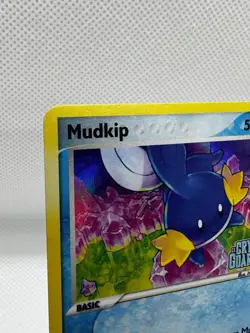 Pokemon 2006 EX Crystal Guardians Mudkip Reverse Holo Stamp #58/100 VERY GOOD - Image 2