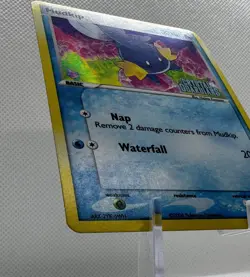 Pokemon 2006 EX Crystal Guardians Mudkip Reverse Holo Stamp #58/100 VERY GOOD - Image 3