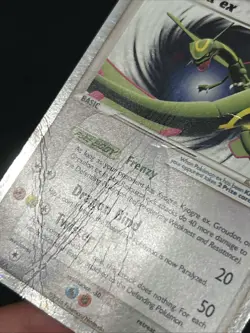 Pokemon Card Rayquaza EX 039 Holo Foil Black Star Promo HP - Image 3