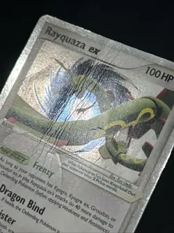 Pokemon Card Rayquaza EX 039 Holo Foil Black Star Promo HP - Image 4