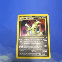 Pokemon Tyranitar 12/75 Neo Discovery Holo Rare 100 HP Unlimited English - Image 1