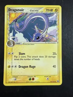 Dragonair 41/113 EX Delta Species Pokemon TCG Regular Non Holo Uncommon - Image 1