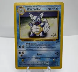 Pokemon Wartortle [W Stamped] 63/130 Wizards Of The Coast Promo LP - Image 1